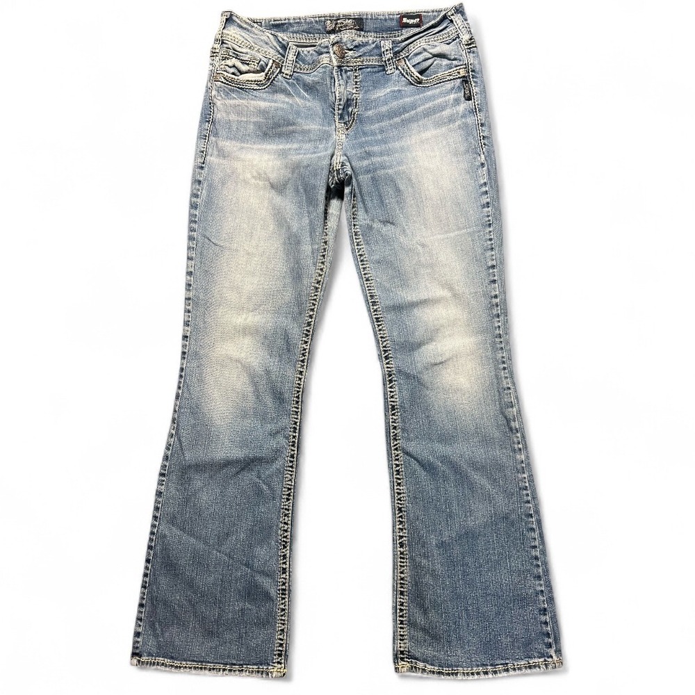 Silver Jeans Women's Boot Cut Jeans - Light Blue